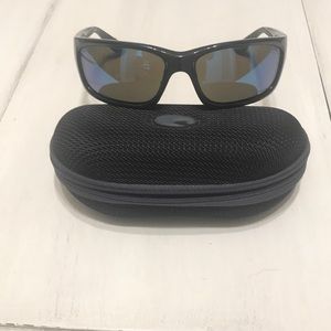 Costa Jose Black 580p Sunglasses and Case